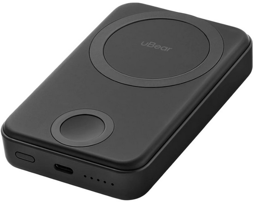 Внешний аккумулятор uBear Range с MagSafe и Apple Watch PB12BL10000-PDM 10000 мАч Black