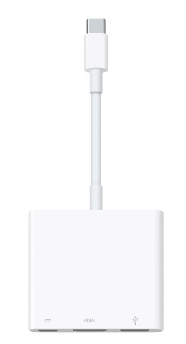 Адаптер Apple A2119 MW5M3ZM/A USB-C Белый