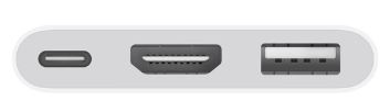 Адаптер Apple A2119 MW5M3ZM/A USB-C Белый