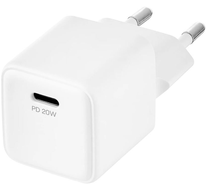 Адаптер питания uBear 20W (USB-C) WC23WHPD20-C White купить,NaN