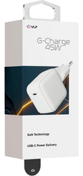 Зарядное устройство VLP G-Charge 45W USB-C PD QC White
