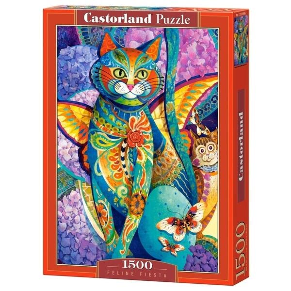 Пазл Castorland Кошачья фиеста 1500эл купить,NaN