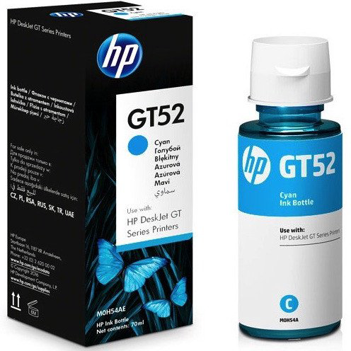 Чернила HP GT52 M0H54AE голубые