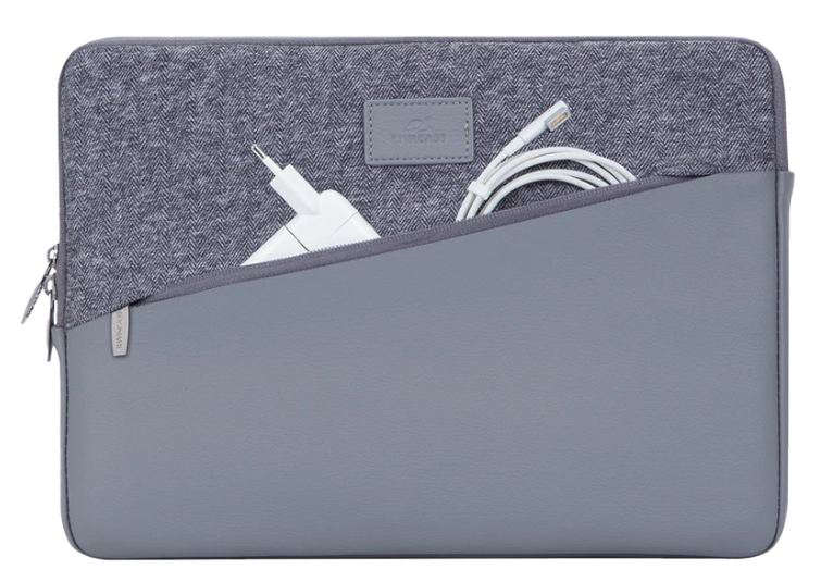 Чехол Riva ECO Egmont для MacBook Air 13/MacBook Pro 13/Ноутбук до 13.3" 7903 Grey 
