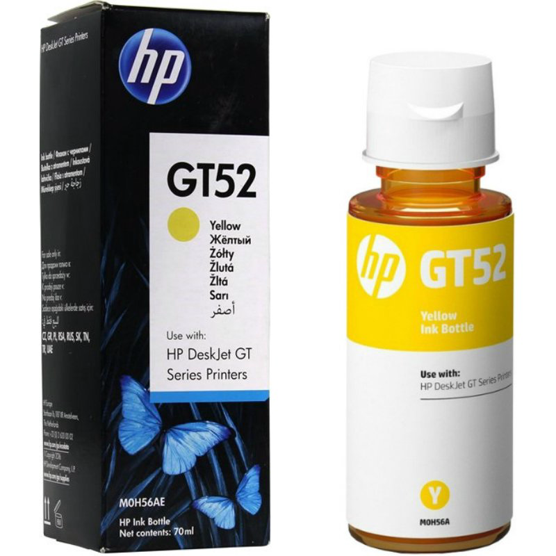 Чернила HP Europe GT52 M0H56AE желтые