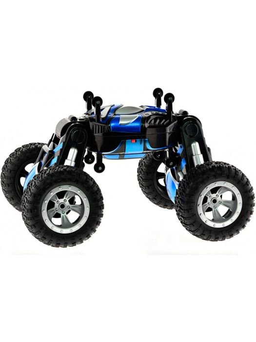 Радиоуправляемый вездеход Zegan 1:6 трюковый синий купить,NaN
