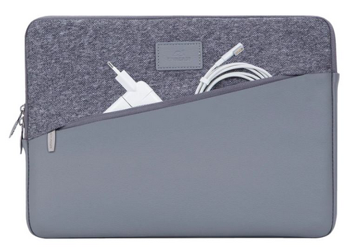 Чехол Riva ECO Egmont для MacBook Air 13/MacBook Pro 13/Ноутбук до 13.3" 7903 Grey 