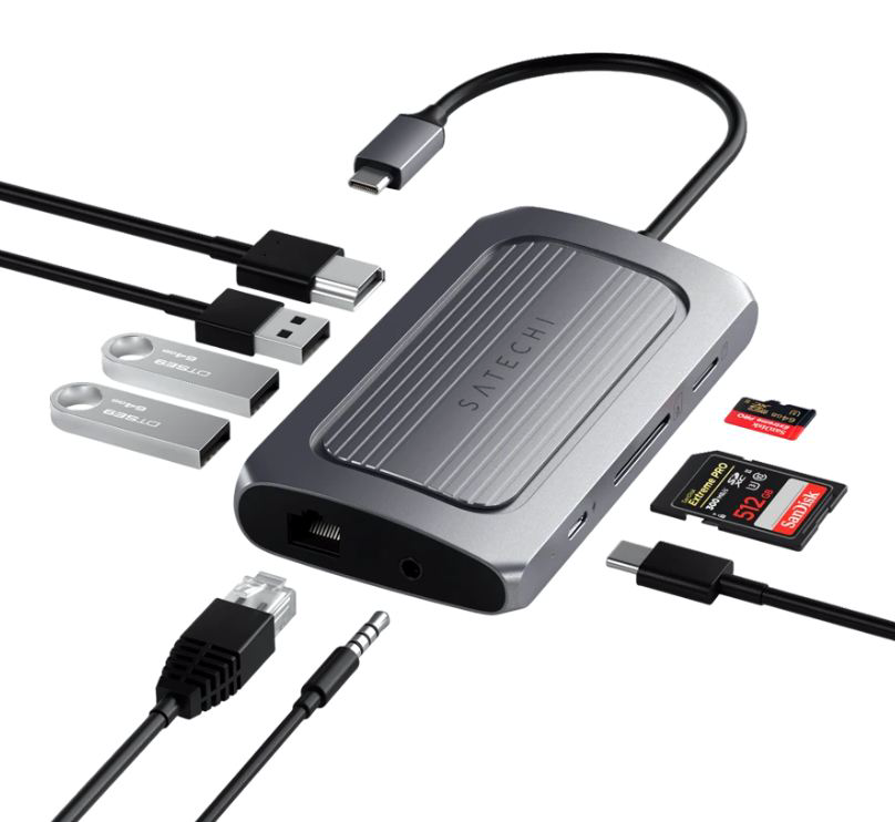 Адаптер USB4 Multiport Adapter ST-U4MA3M Space Gray купить,NaN