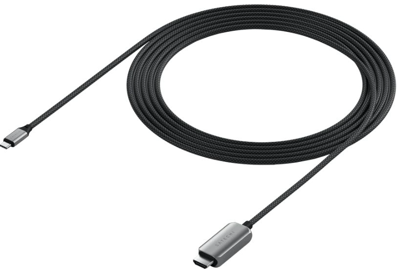Кабель Satechi USB-C to HDMI 2.1 8K Cable Space Gray