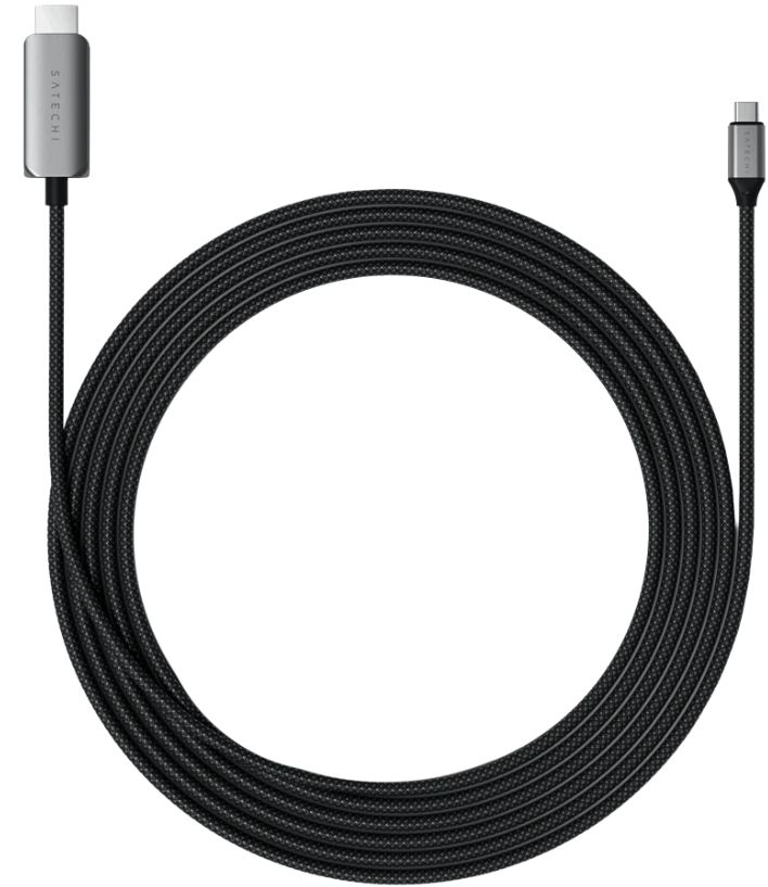 Кабель Satechi USB-C to HDMI 2.1 8K Cable Space Gray