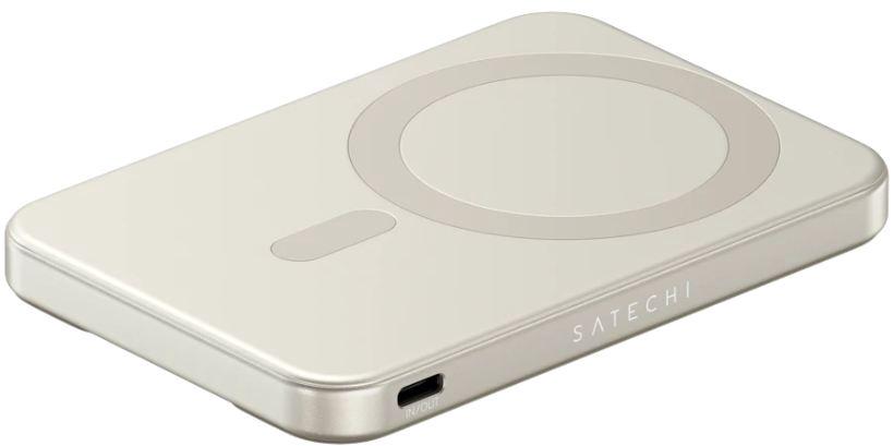 Внешний аккумулятор Satechi Magnetic Power Bank 5000 мАч ST-B5Q2SW Sand