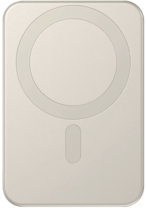 Внешний аккумулятор Satechi Magnetic Power Bank 5000 мАч ST-B5Q2SW Sand