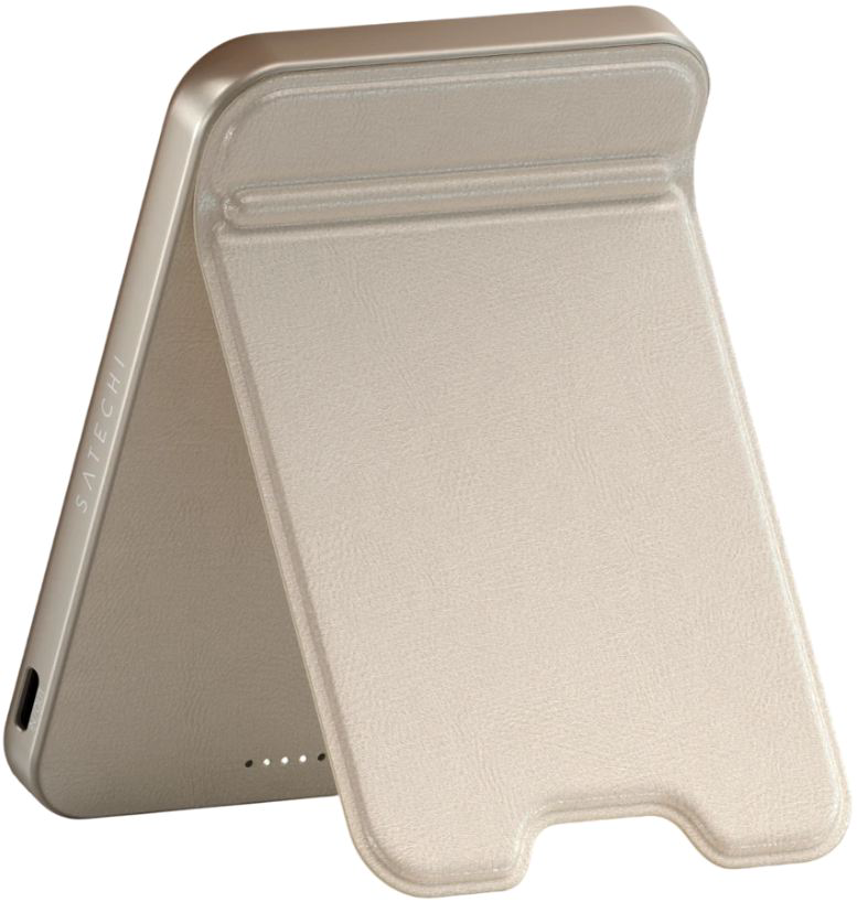 Внешний аккумулятор Satechi Magnetic Power Bank 5000 мАч ST-B5Q2SW Sand