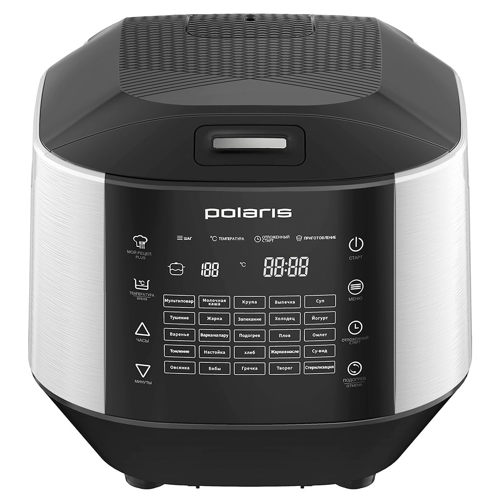 Мультиварка Polaris PMC 0487AD черно-серебристая - ForteMarket Мультиварка Polaris PMC 0487AD черно-серебристая купить,0
