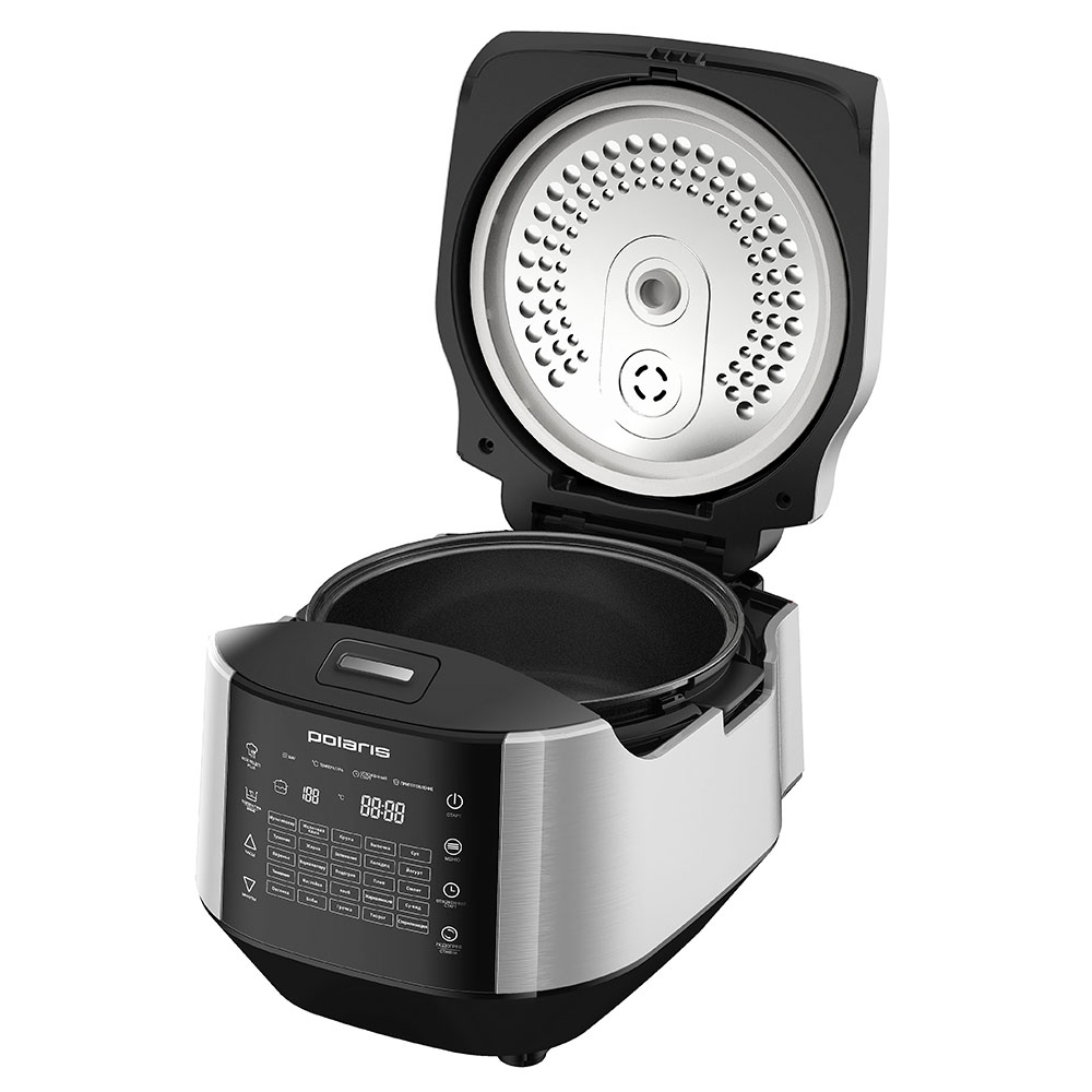 Мультиварка Polaris PMC 0487AD черно-серебристая - ForteMarket Мультиварка Polaris PMC 0487AD черно-серебристая купить,0