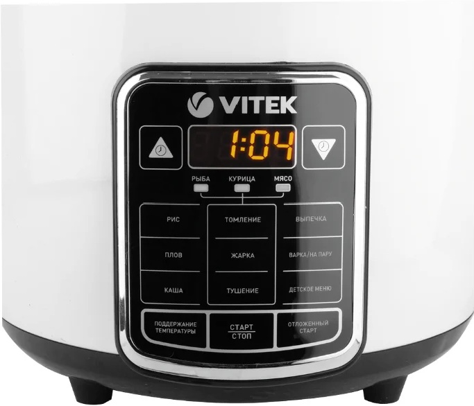 Мультиварка Vitek VT-4284 черно-белая купить,NaN
