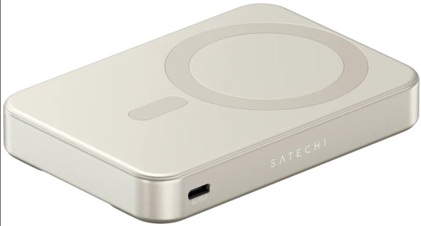 Внешний аккумулятор Satechi Magnetic Power Bank 10000 мАч ST-B10Q2SW Sand