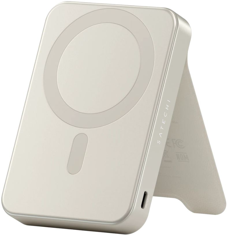 Внешний аккумулятор Satechi Magnetic Power Bank 10000 мАч ST-B10Q2SW Sand