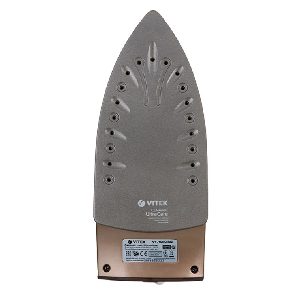 Утюг Vitek VT-1209 коричневый купить,0