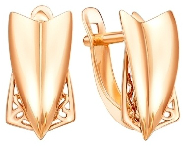 Серьги Zolotye Uzory 02-8278 золото 2.78гр купить,NaN