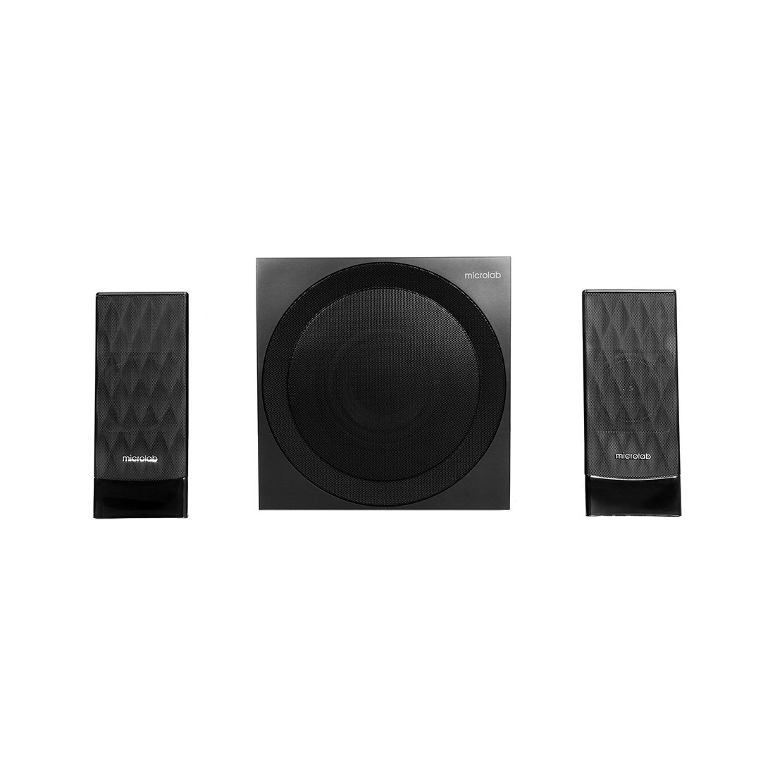 Акустическая система Microlab 2.1 M300U черная - ForteMarket Акустическая система Microlab 2.1 M300U черная купить,0