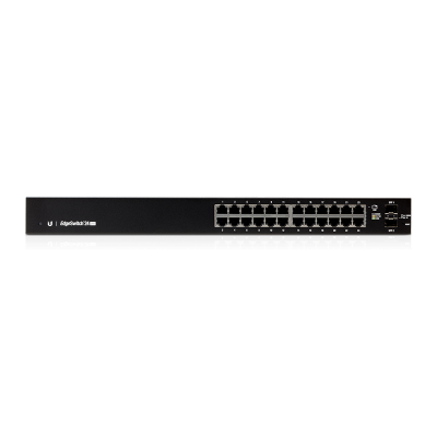Коммутатор Ubiquiti ES-24-Lite EdgeSwitch черный купить,0