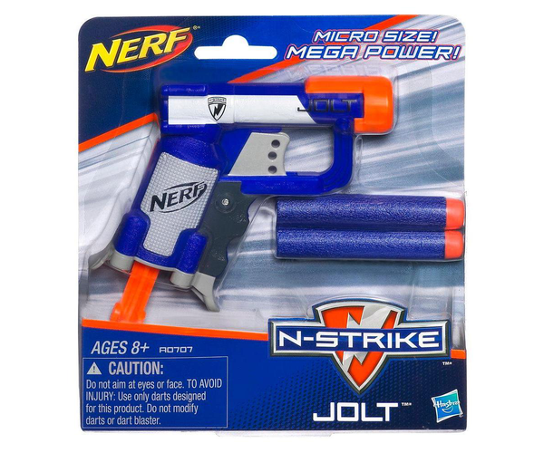 Бластер Hasbro Nerf Элит Джолт A0707 синий купить,NaN