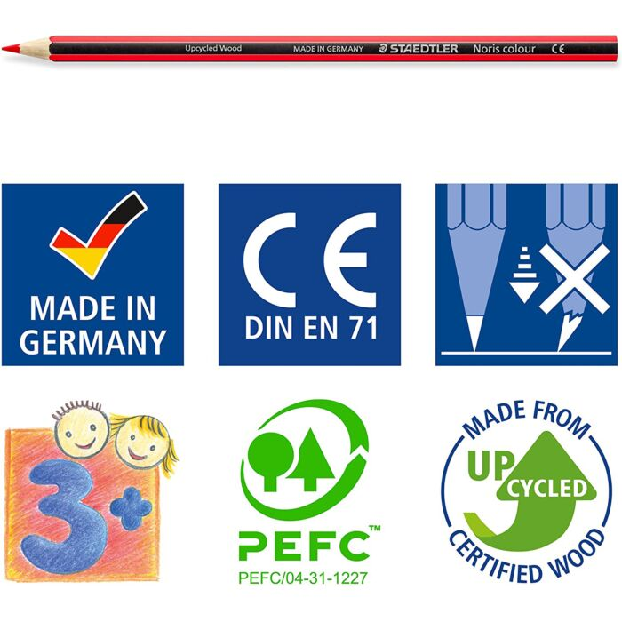 Карандаши цветные Staedtler Noris Color 36 шт 3 мм 185-CD36 купить,0