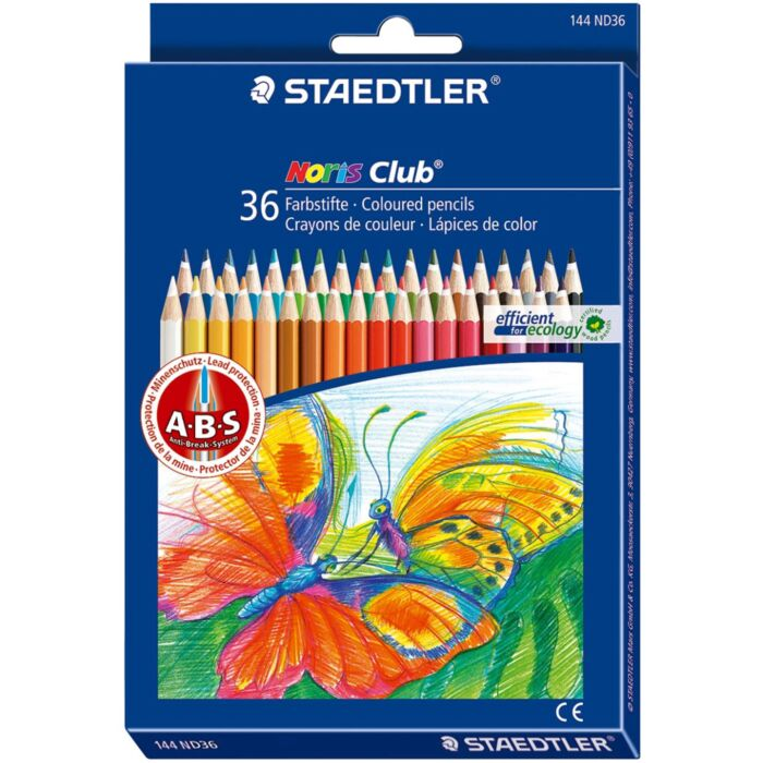 Карандаши цветные Staedtler Noris Club 36 шт 3 мм 144-ND36-12 купить,NaN