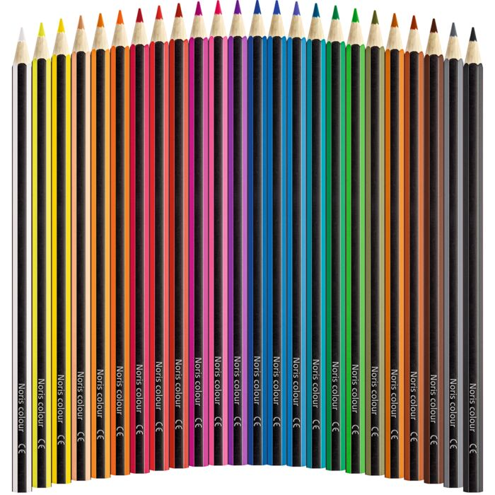 Карандаши цветные Staedtler Noris Color 24 шт 3 мм 185-C24 купить,NaN