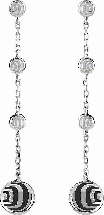 Серьги Damiani 14954 д 8,9гр 0,74гр 0,06ct. купить,NaN