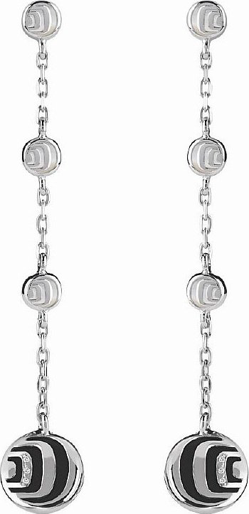 Серьги Damiani 14954 д 8,9гр 0,74гр 0,06ct. купить,NaN