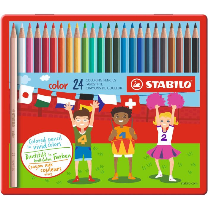 Карандаши цветные Stabilo Color 24 шт 2.5 мм 1824-77 купить,NaN