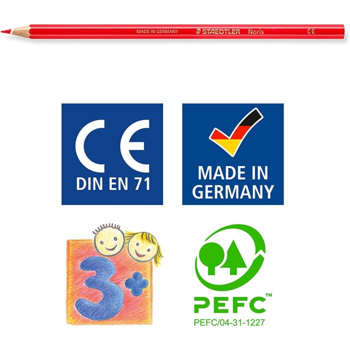 Карандаши цветные Staedtler Noris Club 36 шт 3 мм 144-ND36-12 купить,NaN