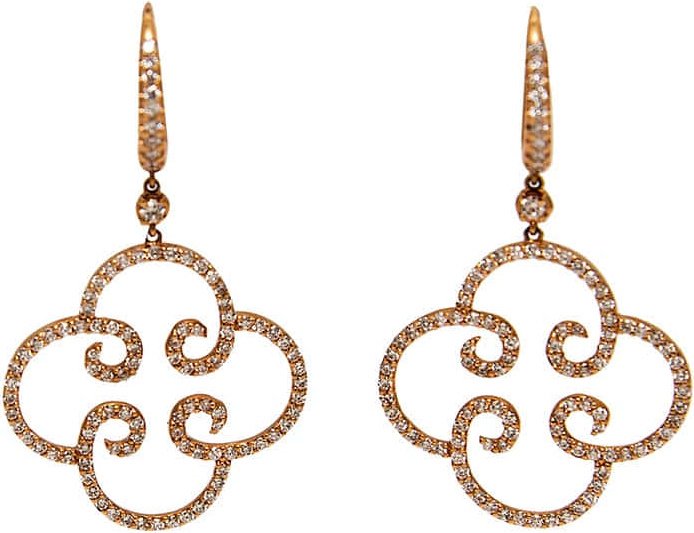 Серьги Crivelli 7138 crv 6,50гр 1,35ct. купить,NaN