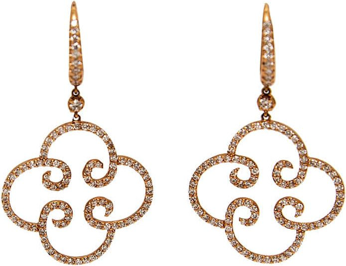 Серьги Crivelli 7138 crv 6,50гр 1,35ct. купить,NaN