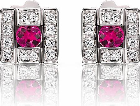 Серьги Damiani 13804 д 3,85гр 0,13ct 0,25ct. купить,NaN