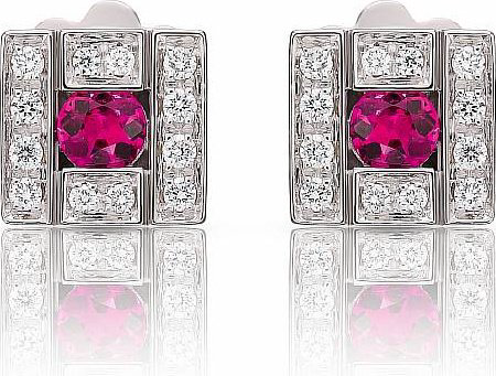 Серьги Damiani 13804 д 3,85гр 0,13ct 0,25ct. купить,NaN