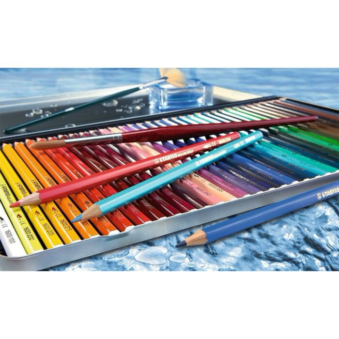 Карандаши художественные акварельные Stabilo Aquacolor 12 шт 2.8 мм 1612-5 купить,NaN