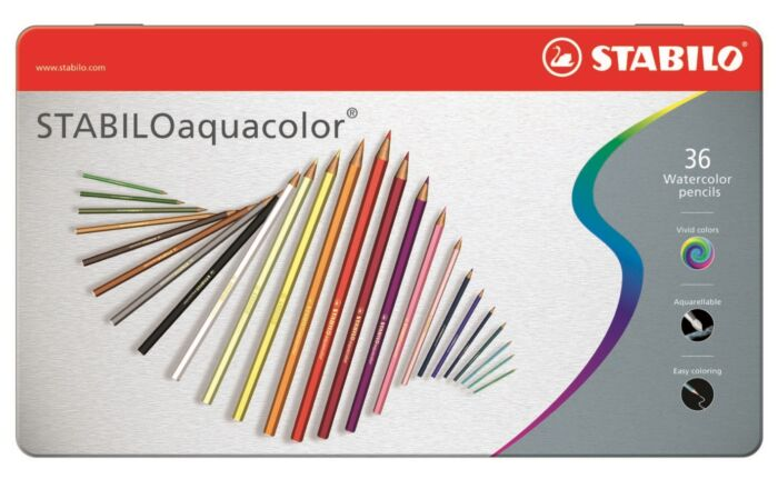 Карандаши художественные акварельные Stabilo Aquacolor 36 шт 2.8 мм 1636-5 купить,NaN