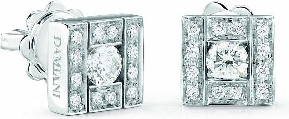 Серьги Damiani 14677 д 3,80гр 0,3ct. купить,2042000