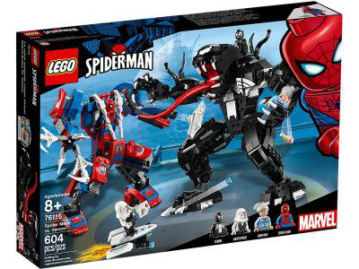 Конструктор Lego Super Heroes Человек паук против Венома 76115  купить,NaN