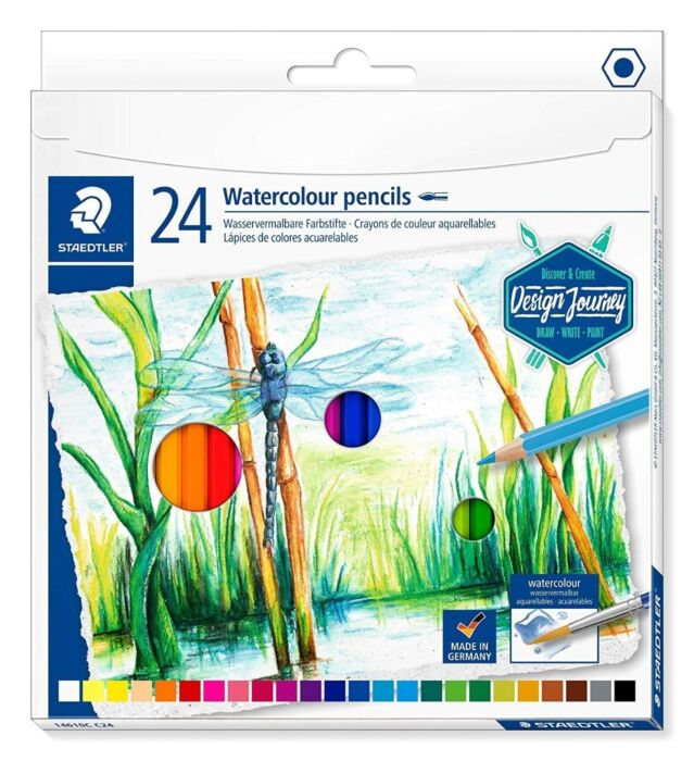 Карандаши акварельные Staedtler Design Journey 24 шт 3 мм 14610C-C24 купить,NaN