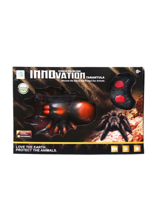 Игрушка Innovation Паук тарантул 9986 черно-коричневая купить,NaN