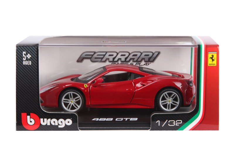 Модель автомобиля Bburago 1:32 Ferrari 488 GTB  купить,NaN