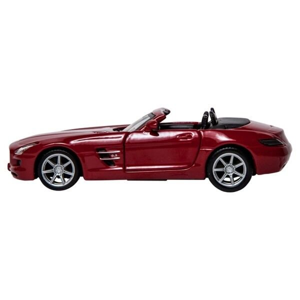 Модель автомобиля Bburago 1:32 Mercedes-Benz SLS AMG Cabrio красная купить,0