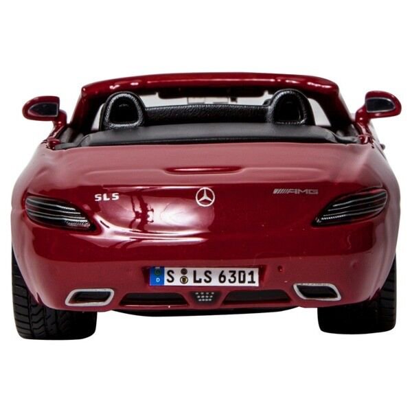 Модель автомобиля Bburago 1:32 Mercedes-Benz SLS AMG Cabrio красная купить,0