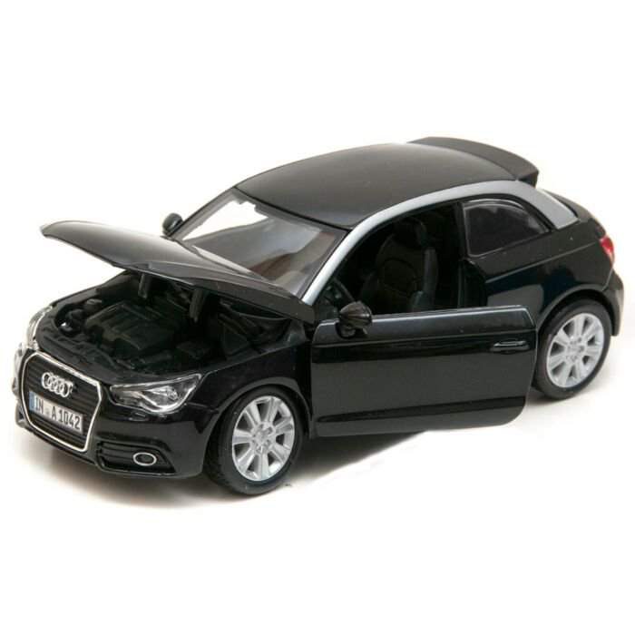 Модель автомобиля Bburago 1:24 Audi A1 черная купить,NaN