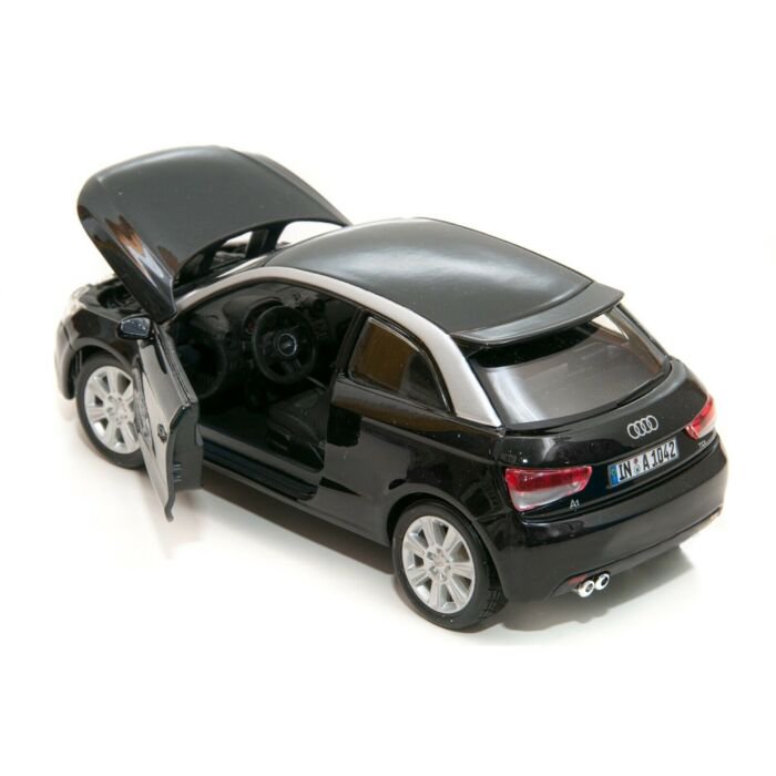 Модель автомобиля Bburago 1:24 Audi A1 черная купить,NaN
