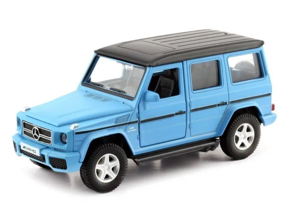 Модель машины Ideal  RMZ City 1:35 Mercedes Benz G63 матовая голубая купить,NaN